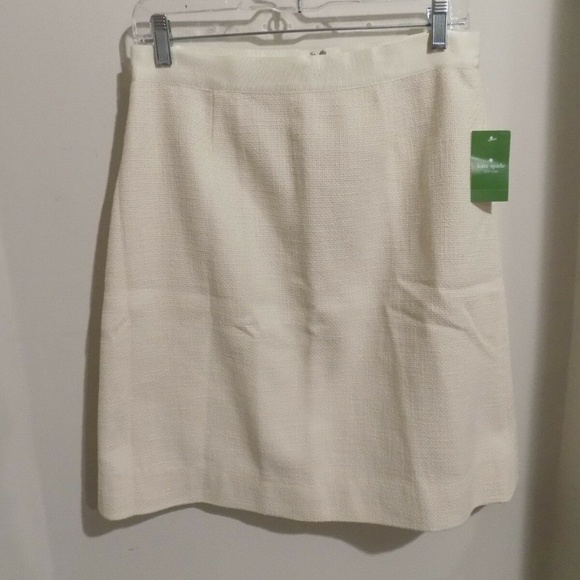 kate spade Dresses & Skirts - KATE SPADE Helena Safari Cream A-Line Skirt, 6 NEW